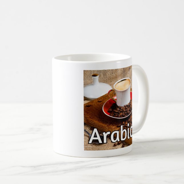 arabica coffee mug #4B (Front Right)
