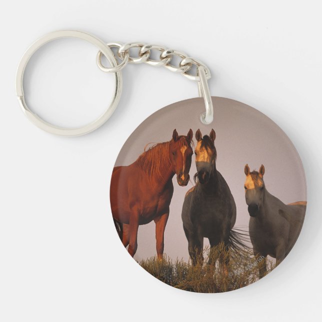 Arabs at Sunset Key Ring (Front)