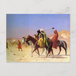 Arabs Crossing the Desert by Gerome Postcard