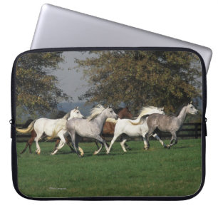 Arabs Running in Field Laptop Sleeve