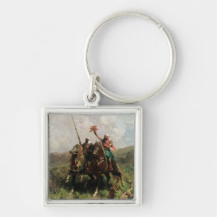 Arabs with a Falcon Key Ring