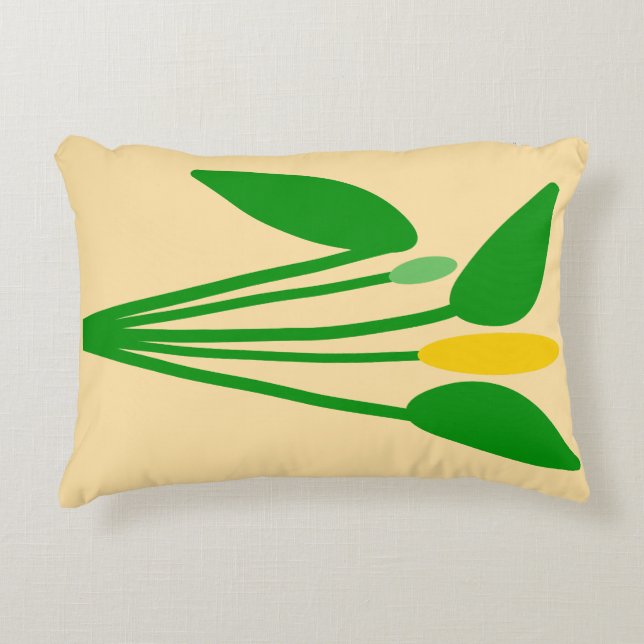 Araceae Accent Pillow (Front)