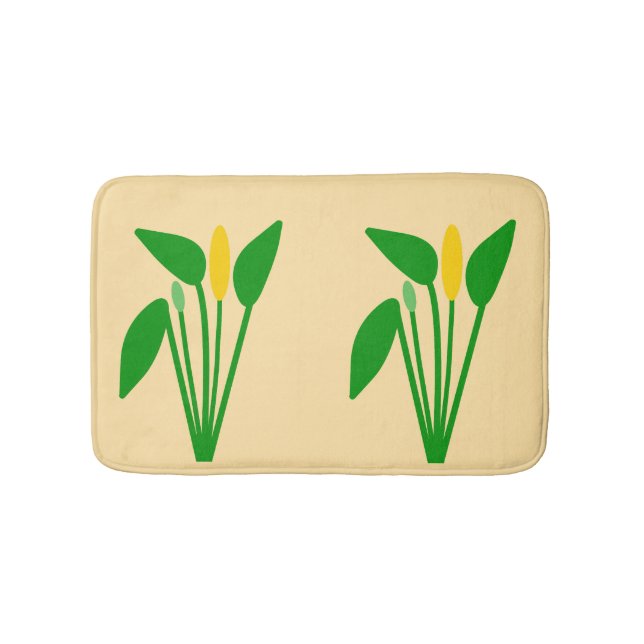 Araceae Bath Mat (Front)