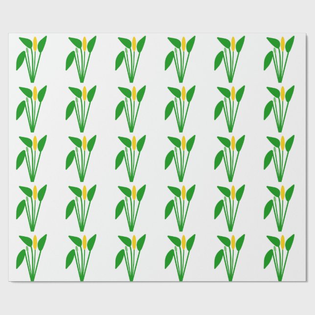 Araceae Wrapping Paper (Flat)