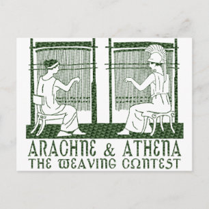 Arachne vs. Athena Postcard