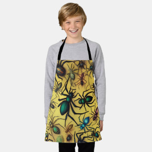 Arachnid Lovers Creepy Crawly Spiders, Apron