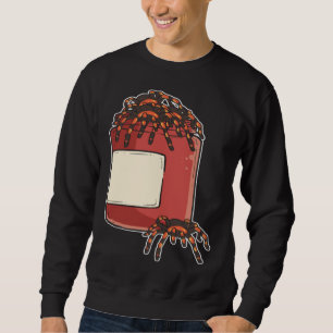 Arachnid Spiders In Bottle Cute Tarantula For Kids Sweatshirt