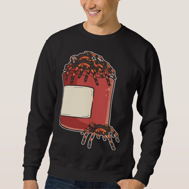 Arachnid Spiders In Bottle Cute Tarantula For Kids Sweatshirt (Front)