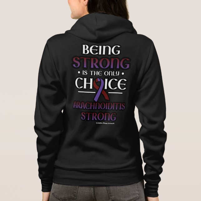 ARACHNOIDITIS STRONG HOODIE (Back)