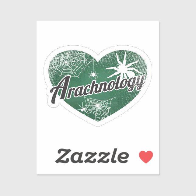 Arachnology Retro Heart Blackboard Love (Sheet)