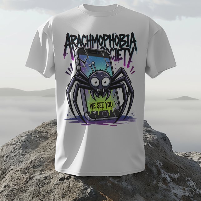 Arachnophobia Society – We See You T-Shirt Tri-Blend Shirt (Creator Uploaded)