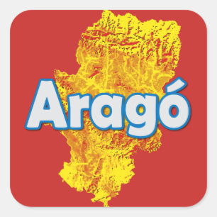 Aragon Square Sticker