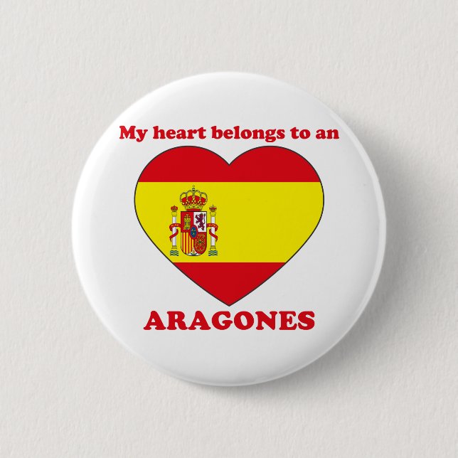 Aragones 6 Cm Round Badge (Front)