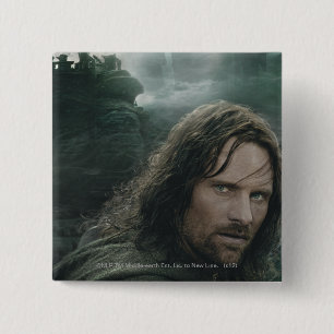 Aragorn and Ringwraiths 15 Cm Square Badge