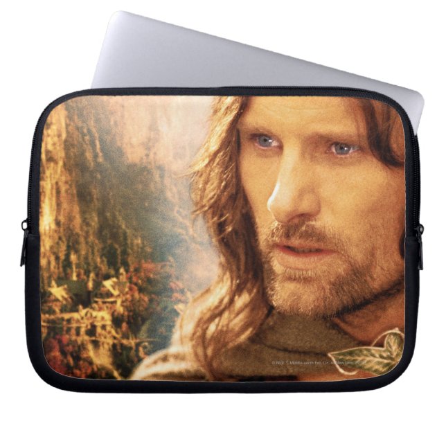 Aragorn and Rivendell Composition Laptop Sleeve (Front)