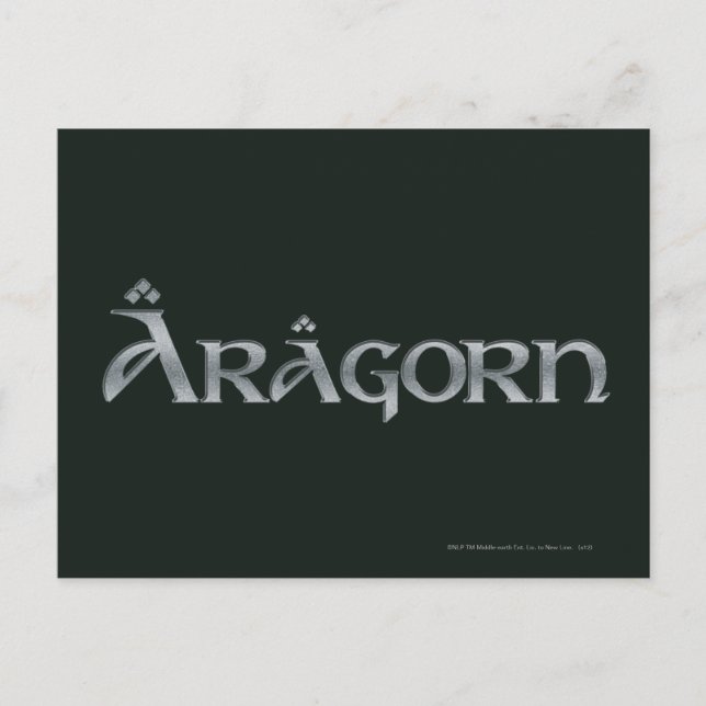 Aragorn logo postcard (Front)
