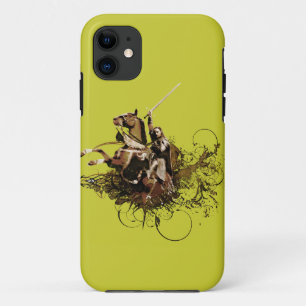 Aragorn Riding a Horse Vector Collage iPhone 11 Case