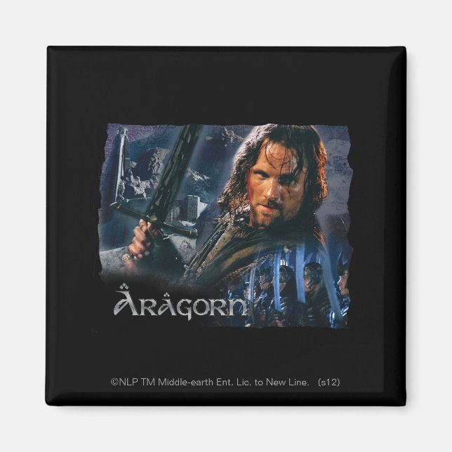 Aragorn With Army Magnet (Front)