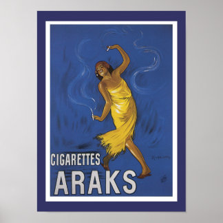 Araks Advertising Cigarettes Poster