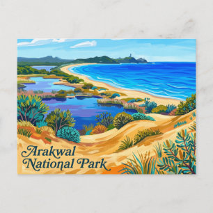 Arakwal National Park Australia Postcard