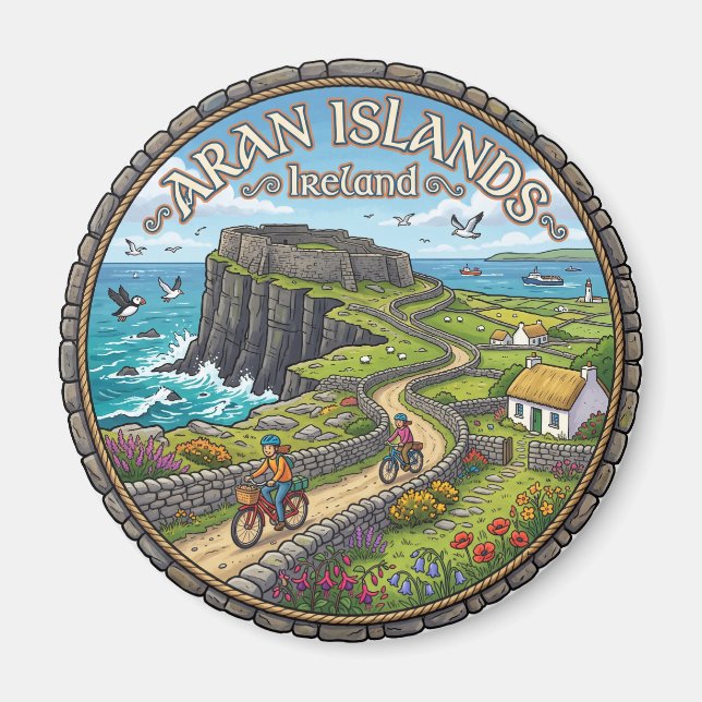 Aran Islands Ireland Magnet (Front)