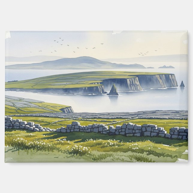 Aran Islands Ireland Travel Magnet (Front)