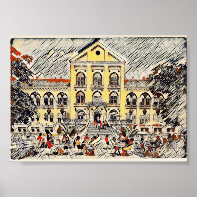 Arandjelovac, Serbia, retro vintage Poster (Front)