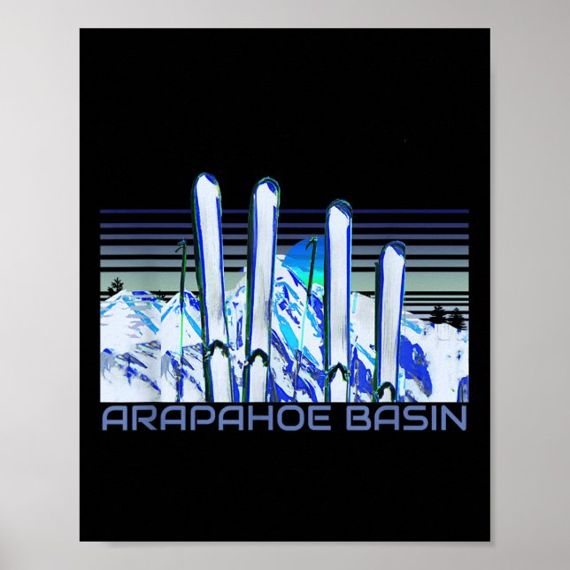 Arapacute Ss Cute Ss Basin Ski Accessories Retro A Poster (Front)