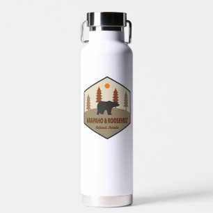 Arapaho And Roosevelt National Forests Bear Water Bottle