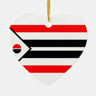 Arapaho Flag Ceramic Tree Decoration