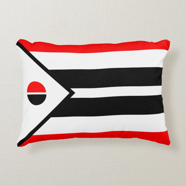Arapaho Nation Flag Decorative Cushion (Front)