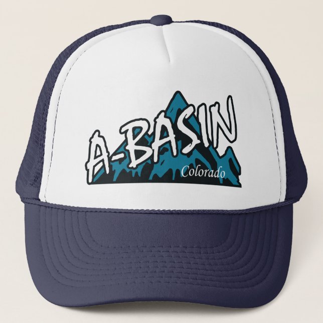 Arapahoe Basin Colorado Mountains Trucker Hat (Front)