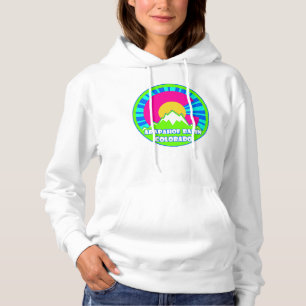 Arapahoe Basin Colorado neon mountains hoodie