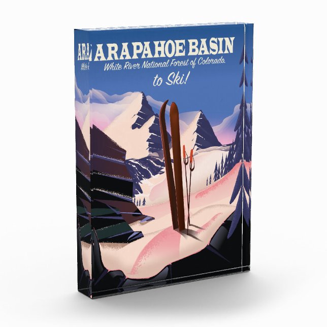 Arapahoe Basin,White River National Forest Ski Photo Block (Left)