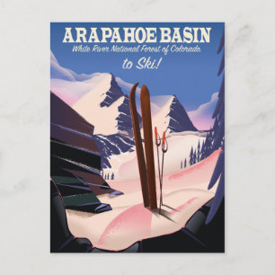 Arapahoe Basin,White River National Forest Ski Postcard
