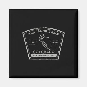 Arapahoe Sin Colorado Long Sleeve Snow Skiing Long Magnet