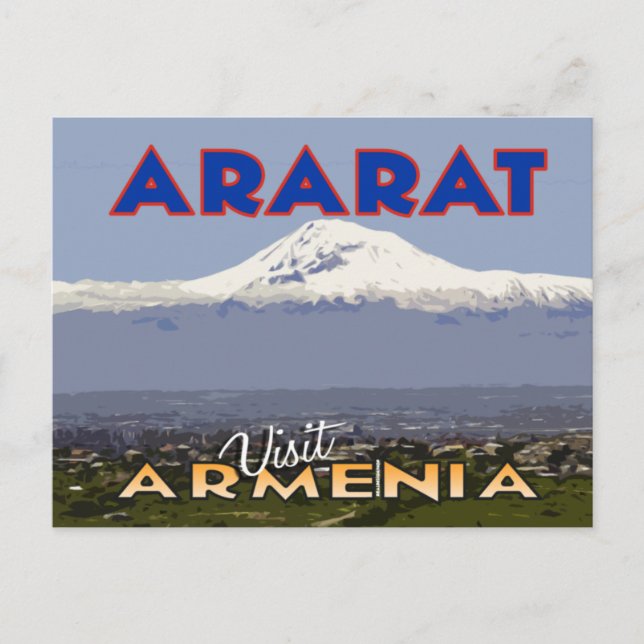 Ararat, Visit Armenia postcard (Front)