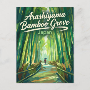 Arashiyama Bamboo Grove Japan Postcard