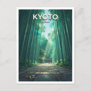 Arashiyama Bamboo Grove Kyoto Japan Postcard