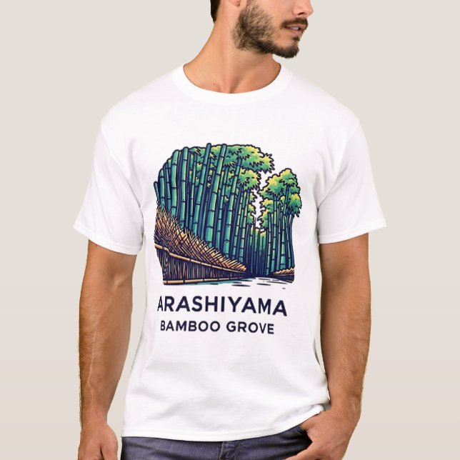 Arashiyama Bamboo Grove T-Shirt (Front)