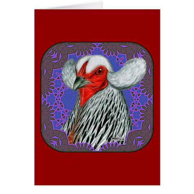 Araucana Head Framed (Front)