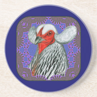Araucana Head Framed Coaster