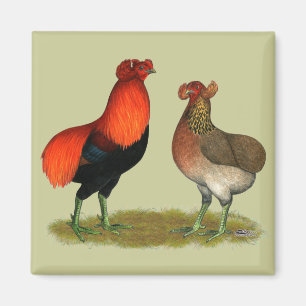 Araucana Red Pair Magnet
