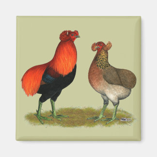 Araucana Red Pair Magnet