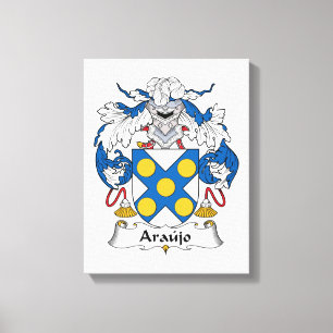 Araujo Family Crest Canvas Print