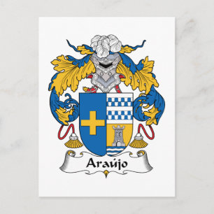 Araujo Family Crest Postcard