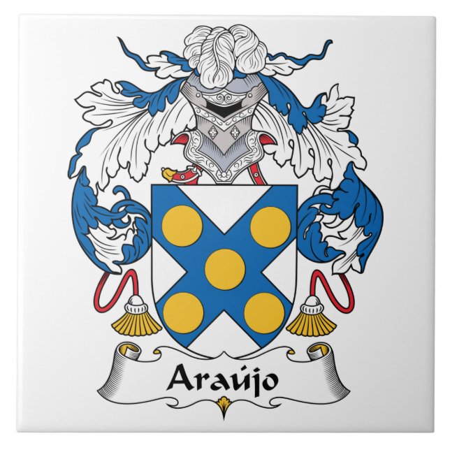 Araujo Family Crest Tile (Front)