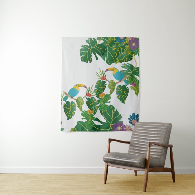 Arazzo con tucani tapestry (In Situ)
