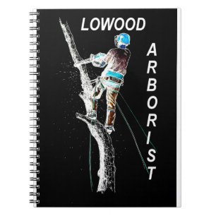 Arb Art Arborist Tree Surgeon Chainsaw Landscape Notebook