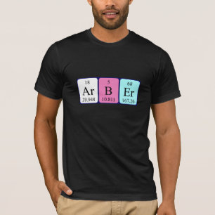 Arbër periodic table name shirt